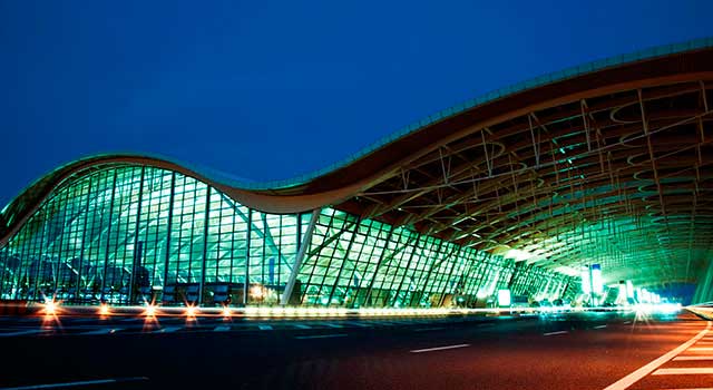Shanghai Pudong Airport (IATA: PVG) is the international airport serving Shanghai.